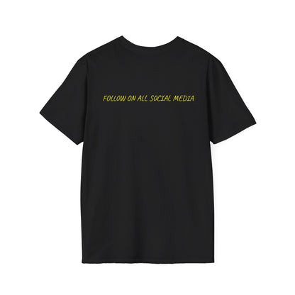 Paranormal Consultant Logo T-Shirt — 'Follow on All Social Media' Back Tee