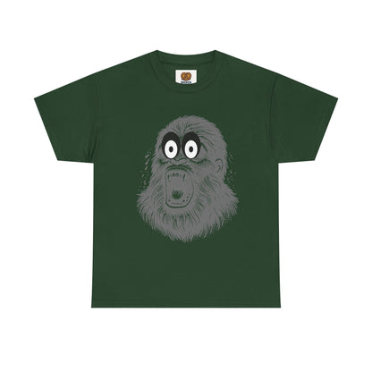 Screaming Ape Graphic Tee — Retro Monochrome Primate Design