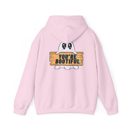 You're Bootiful Ghost Hoodie — Cute Halloween Pullover for Kids & Adults