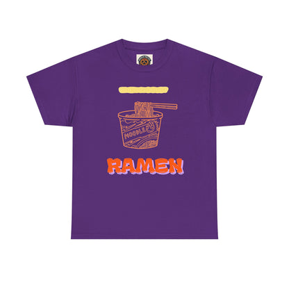 Ramen Cup Graphic Tee – Retro Noodle Illustration Casual T-Shirt