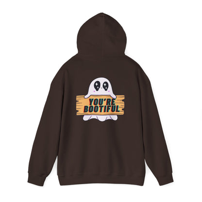 You're Bootiful Ghost Hoodie — Cute Halloween Pullover for Kids & Adults