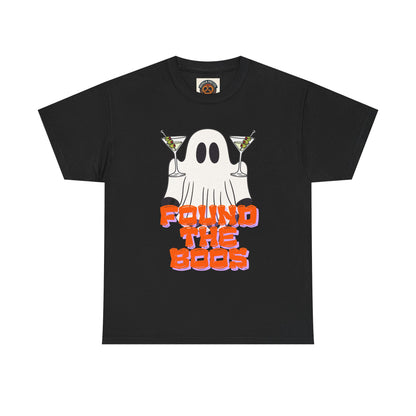 Found the Boos Ghost Tee — Funny Halloween Martini Party T-Shirt