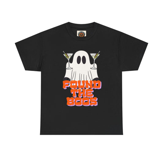 Found the Boos Ghost Tee — Funny Halloween Martini Party T-Shirt