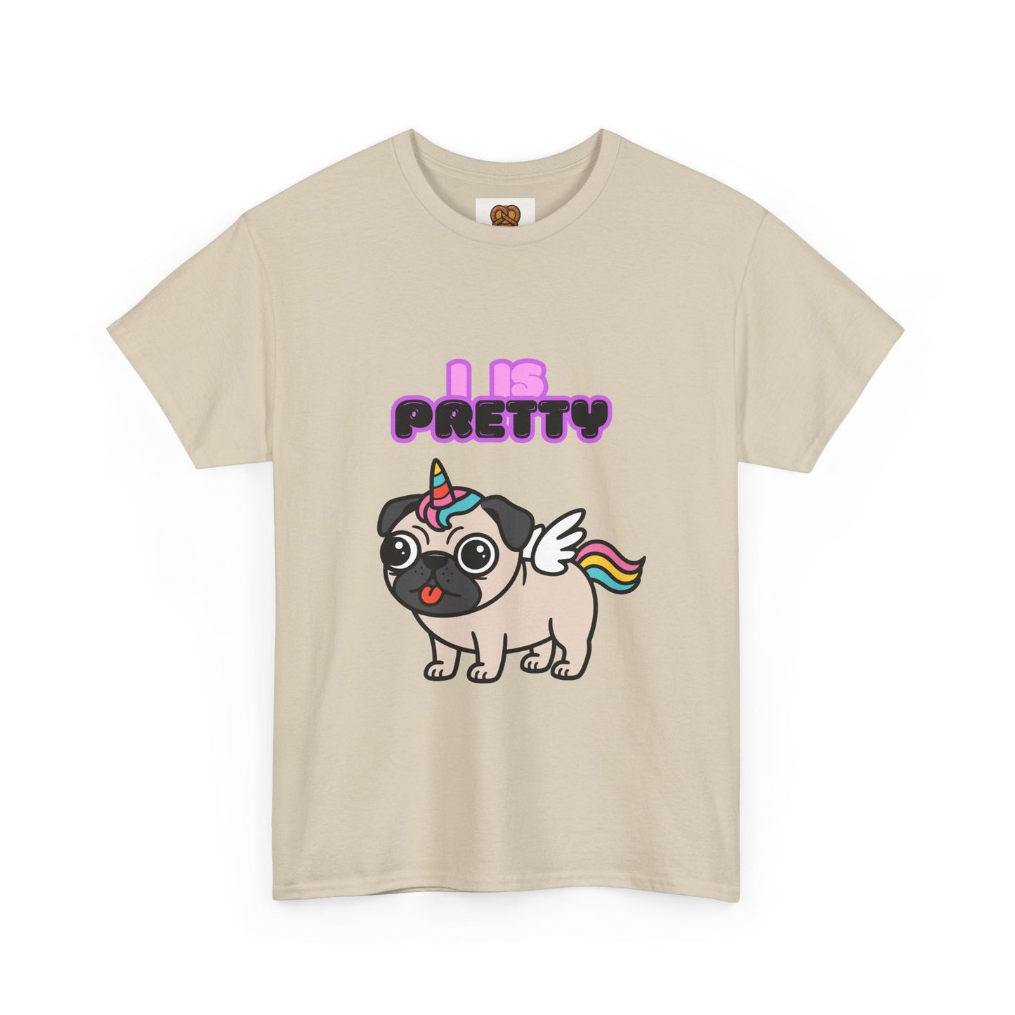 Pugicorn "I Is Pretty" Tee