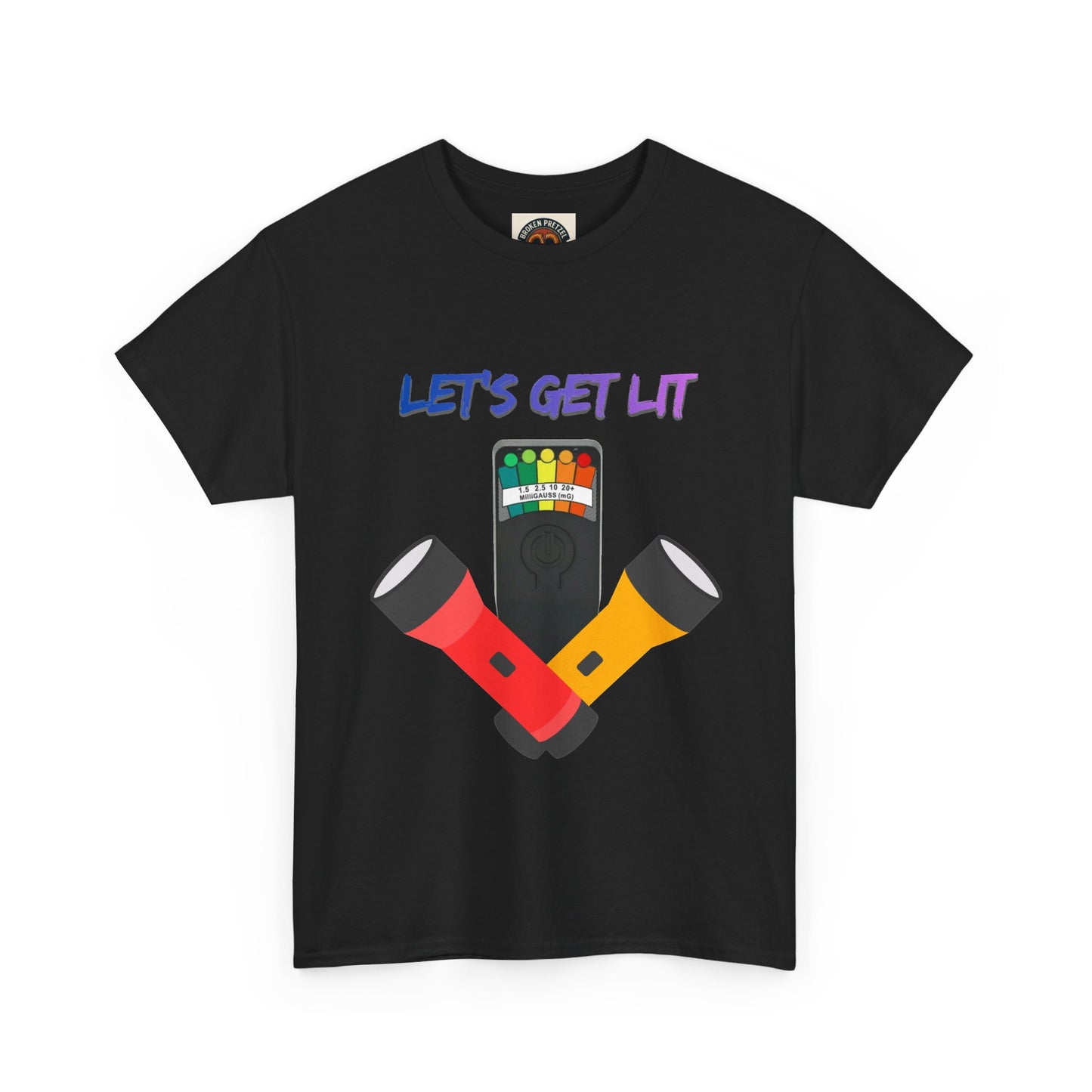 Let's Get Lit Flashlight Ghost Hunting T-Shirt