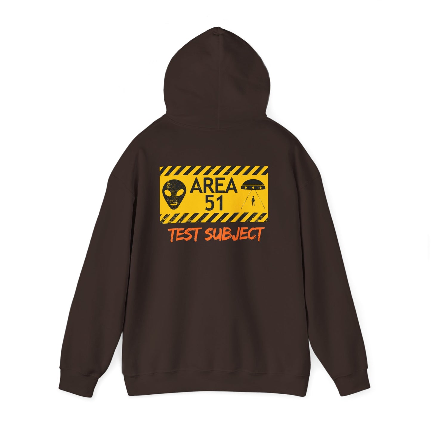 Area 51 Test Subject Hoodie — Alien Graphic Hooded Sweatshirt
