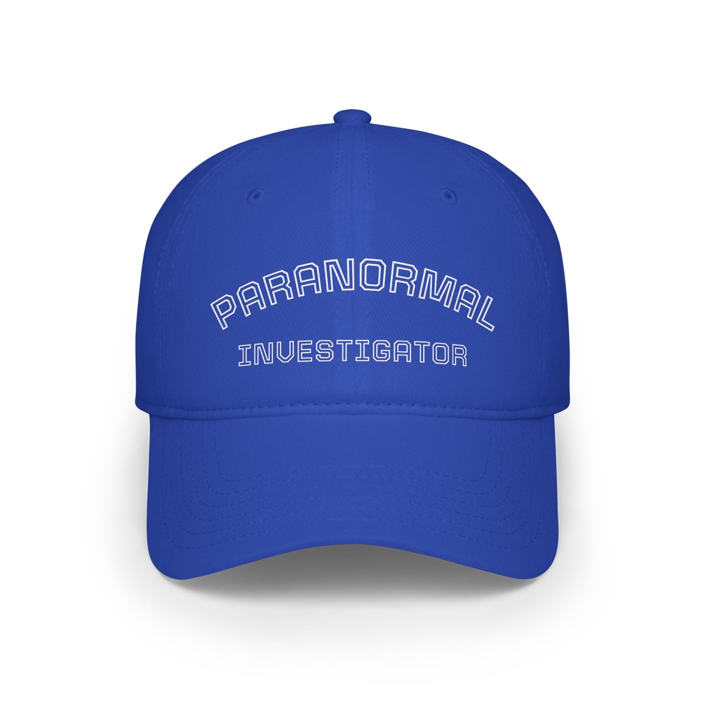 Paranormal Investigator Baseball Cap — Embroidered Ghost Hunting Hat