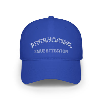 Paranormal Investigator Baseball Cap — Embroidered Ghost Hunting Hat
