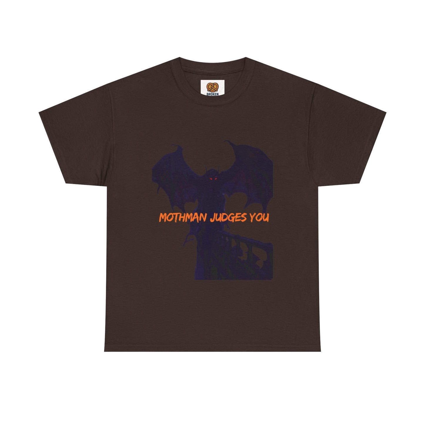 Mothman Judges You T‑Shirt — Cryptid Silhouette Graphic Tee