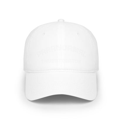 Paranormal Investigator Baseball Cap — Embroidered Ghost Hunting Hat