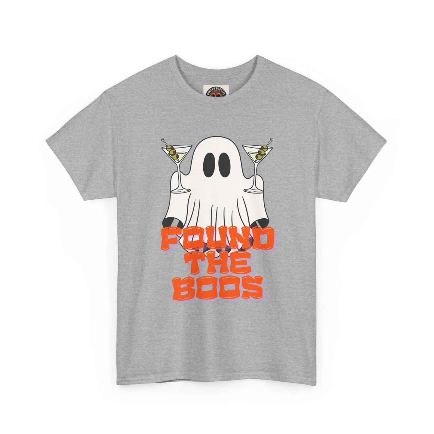 Found the Boos Ghost Tee — Funny Halloween Martini Party T-Shirt
