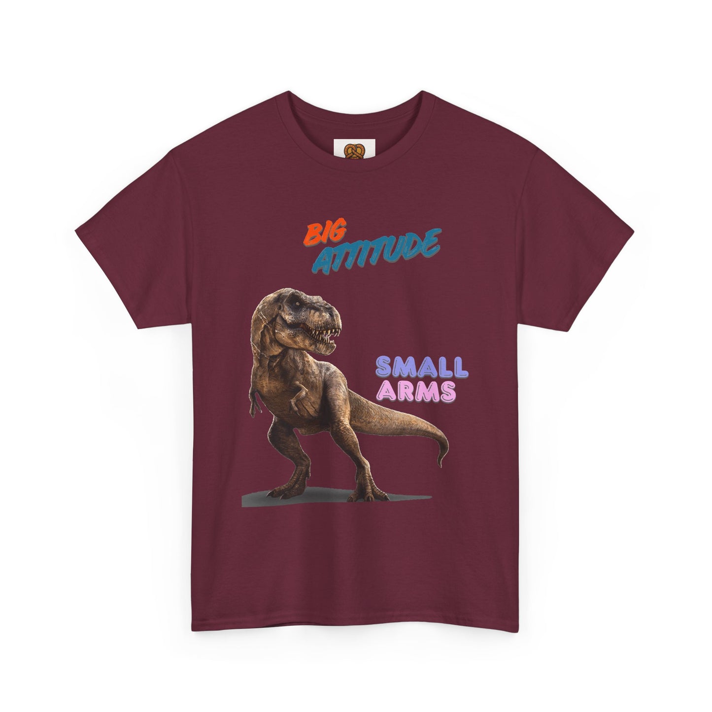 T-Shirt — "Big Attitude Small Arms" T-Rex Graphic Tee