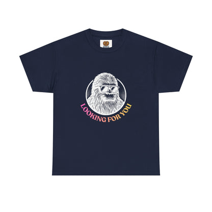 Looking For You Sasquatch T-Shirt — Retro Bigfoot Graphic Tee
