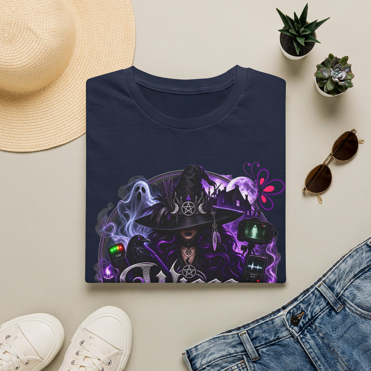 Wiccan Queen T-Shirt — Gothic Witch Graphic Tee
