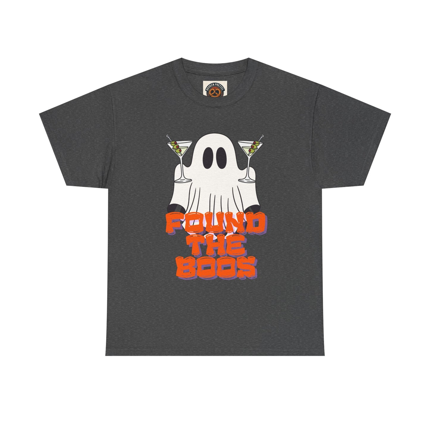 Found the Boos Ghost Tee — Funny Halloween Martini Party T-Shirt