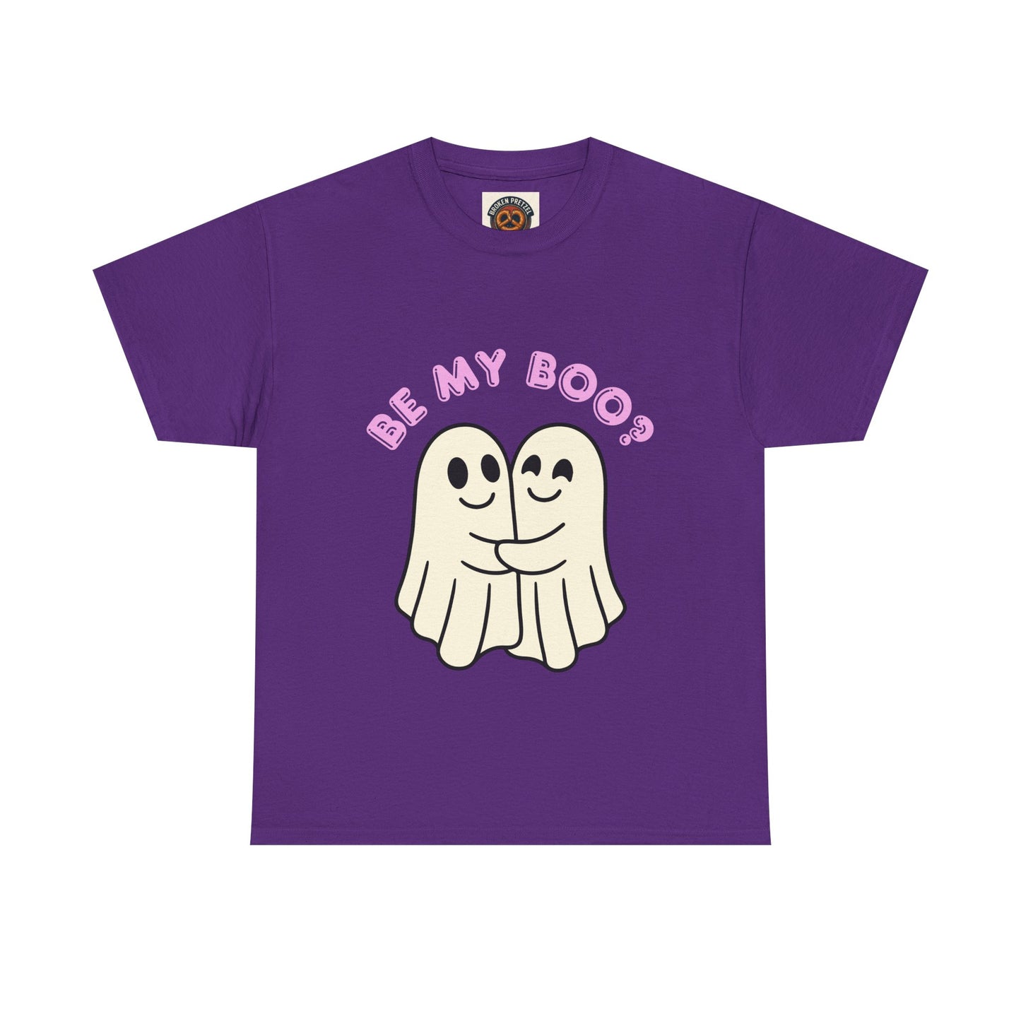 Be My Boo? Ghost Couple Tee — Cute Halloween Couples T‑Shirt