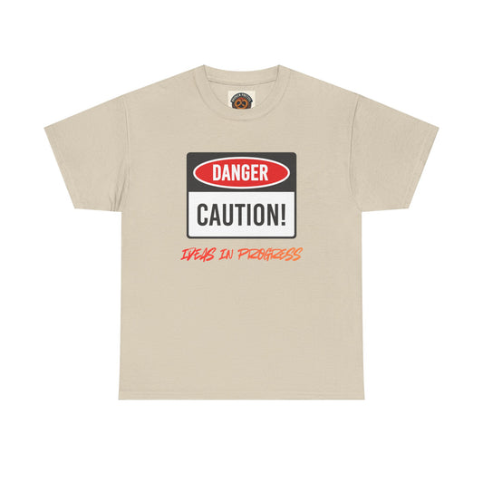 Caution! Danger 'Work In Progress' Graphic Tee
