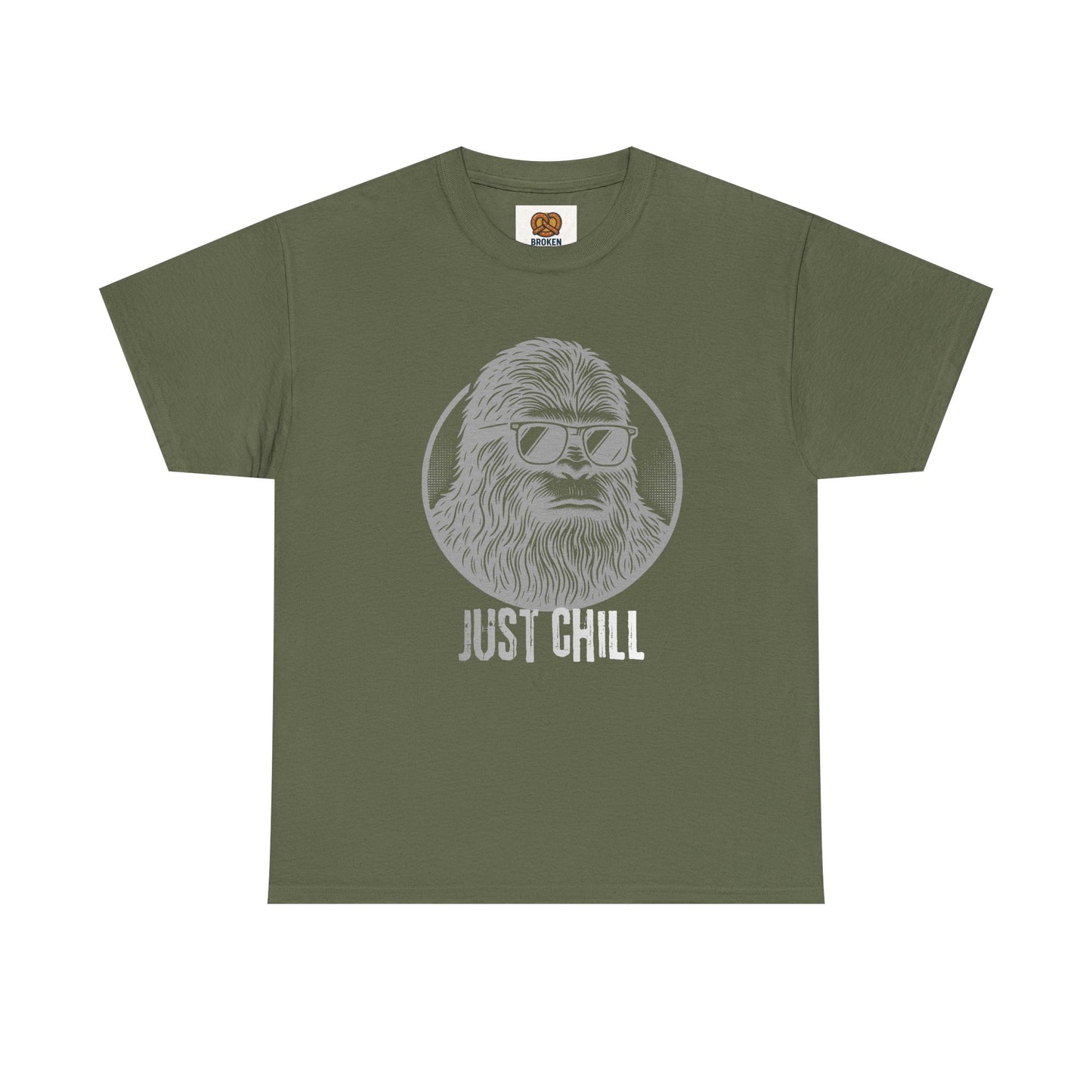 Just Chill Sasquatch T-Shirt — Funny Bigfoot Graphic Tee