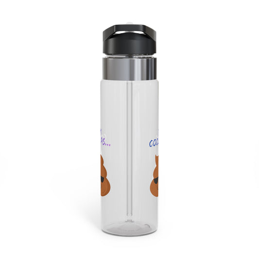 20oz Sport Bottle — "I'm Cool As" Sunglasses Poop Emoji