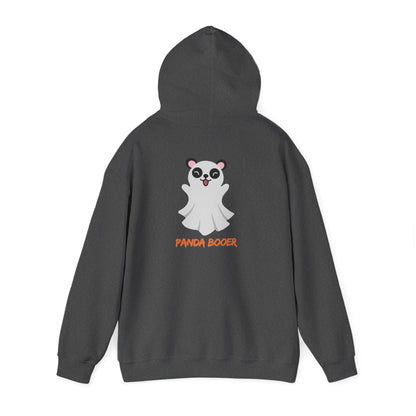Panda Booer Hoodie — Cute Ghost Panda Graphic Hooded Sweatshirt