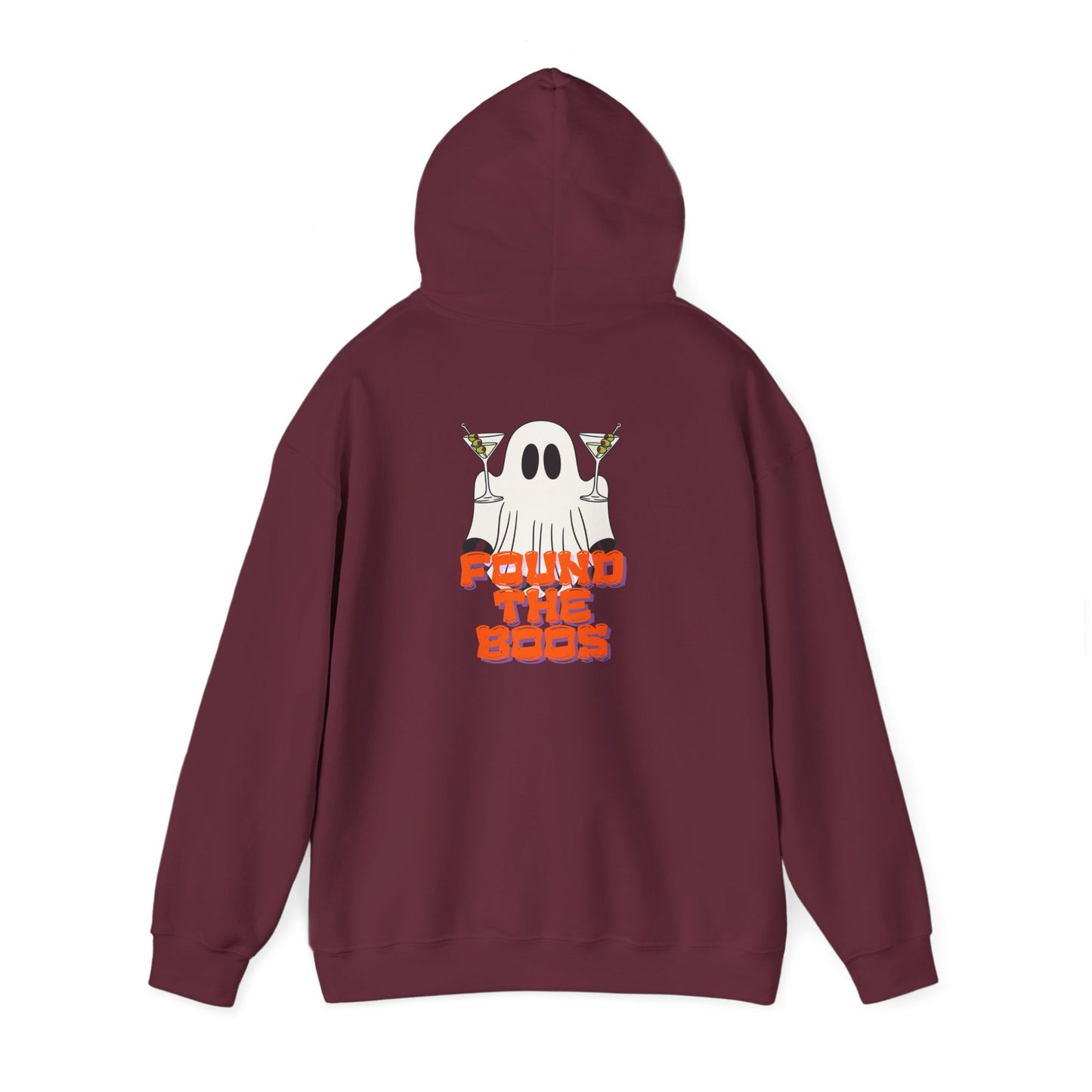 Found The Boos Hoodie — Cute Ghost Halloween Pullover with 'Found The Boos' Text