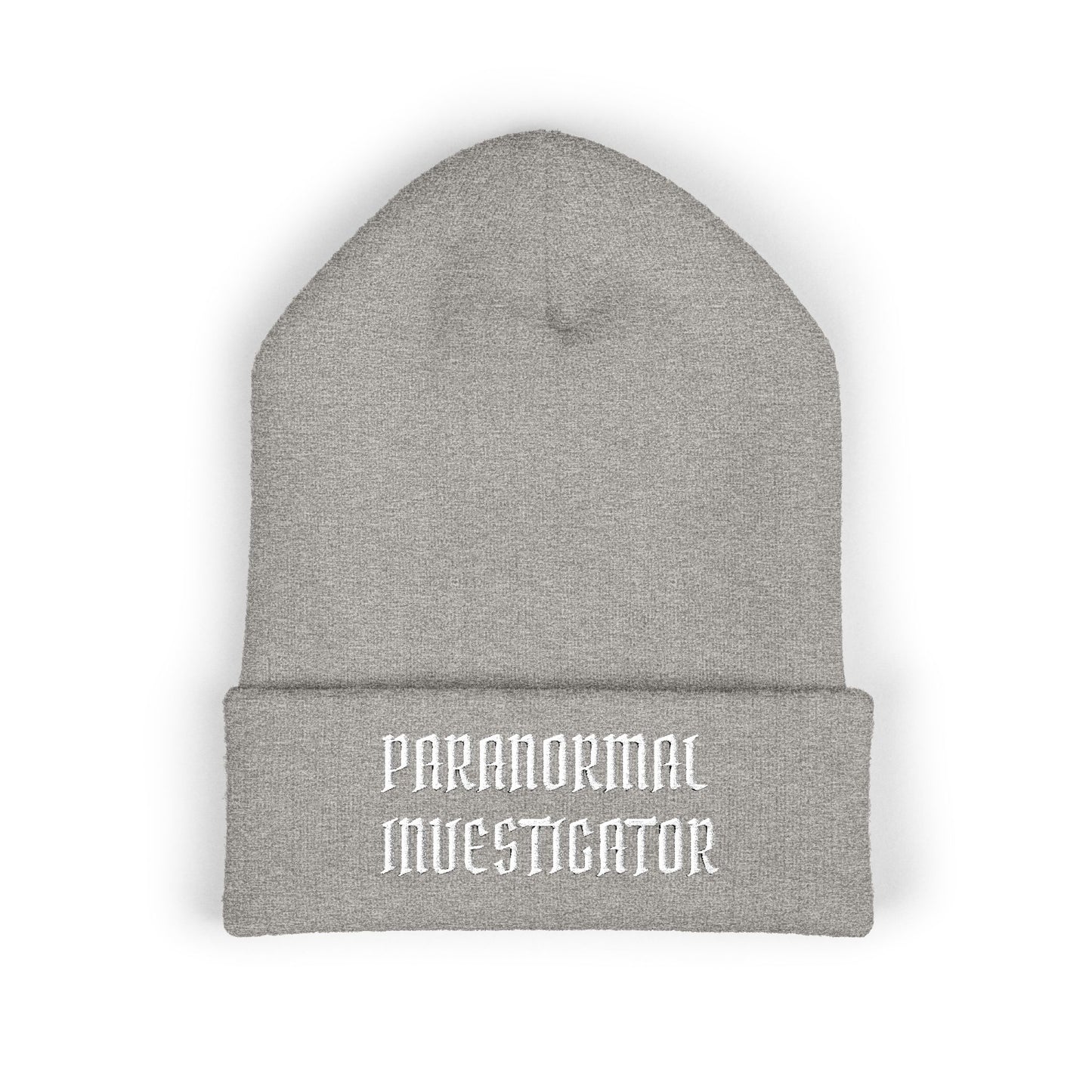 Paranormal Investigator Embroidered Beanie