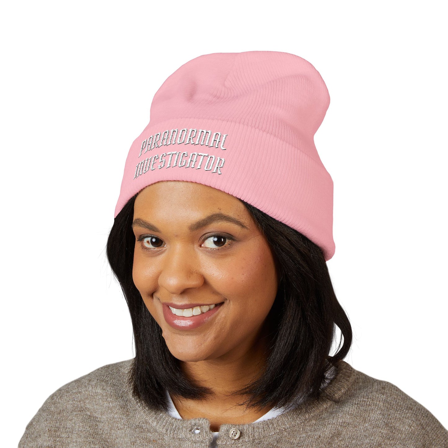 Paranormal Investigator Embroidered Beanie