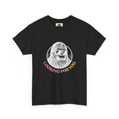 Looking For You Sasquatch T-Shirt — Retro Bigfoot Graphic Tee