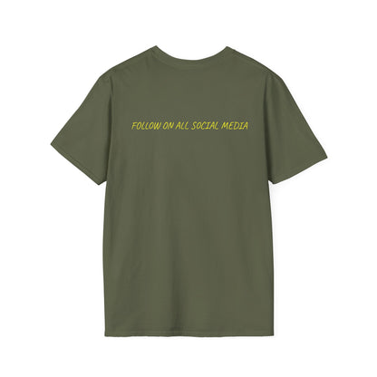 Paranormal Consultant Logo T-Shirt — 'Follow on All Social Media' Back Tee