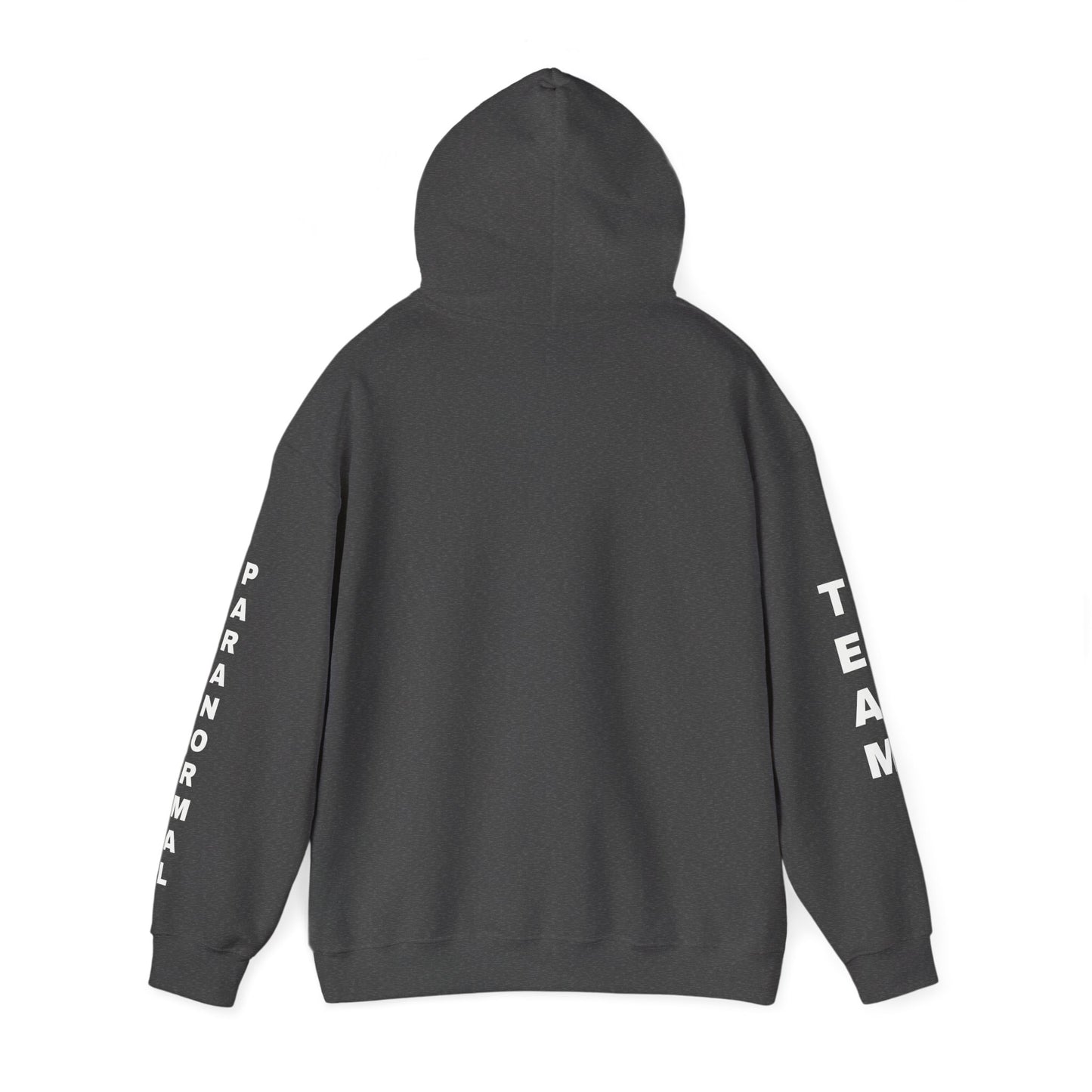 Paranormal Team Hoodie – Black Sleeve Print Hooded Sweatshirt