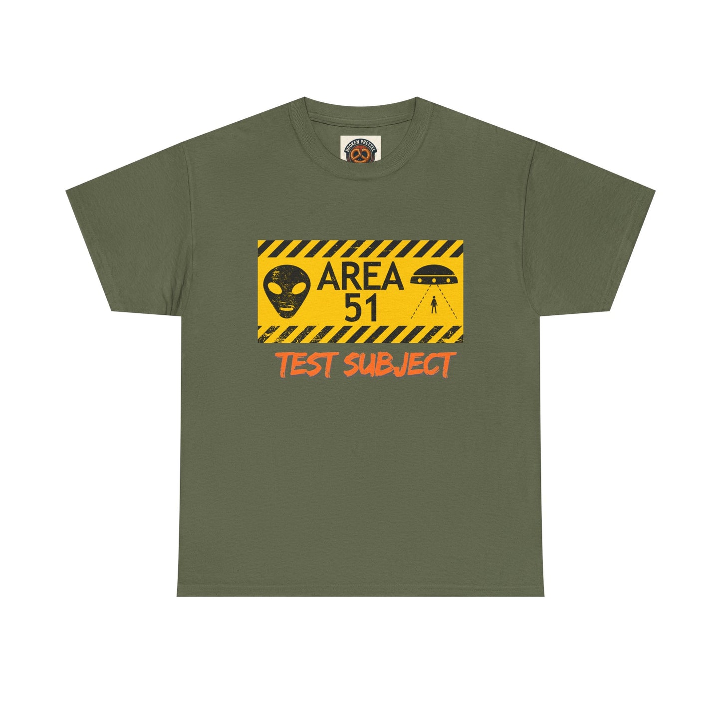 Area 51 Test Subject T-Shirt — Alien Warning Graphic Tee