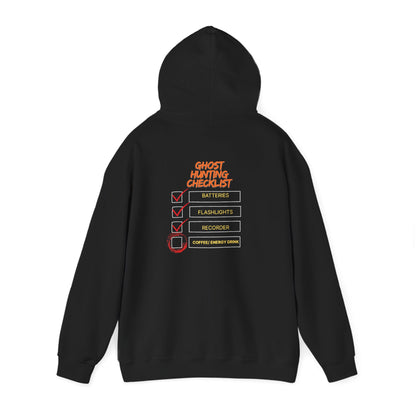 Hunting Checklist Hoodie — Funny Ghost Hunt Crewneck Sweatshirt