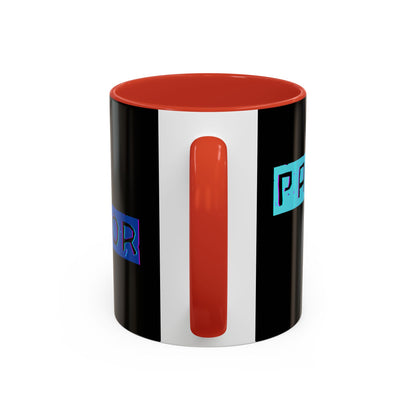 Paranormal Investigator Accent Coffee Mug – Blue Ribbon Design (11/15oz)