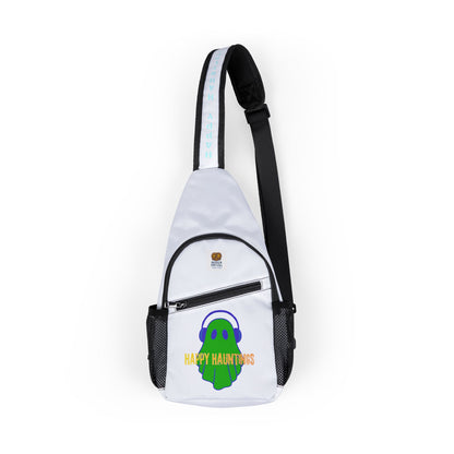 Happy Hauntings Ghost Graphic Sling Bag