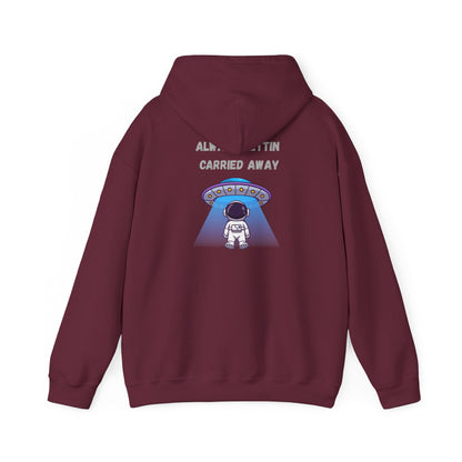 Astronaut UFO Hoodie — "Carried Away" Space Abduction Sweatshirt