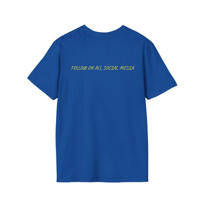 Paranormal Consultant Logo T-Shirt — 'Follow on All Social Media' Back Tee
