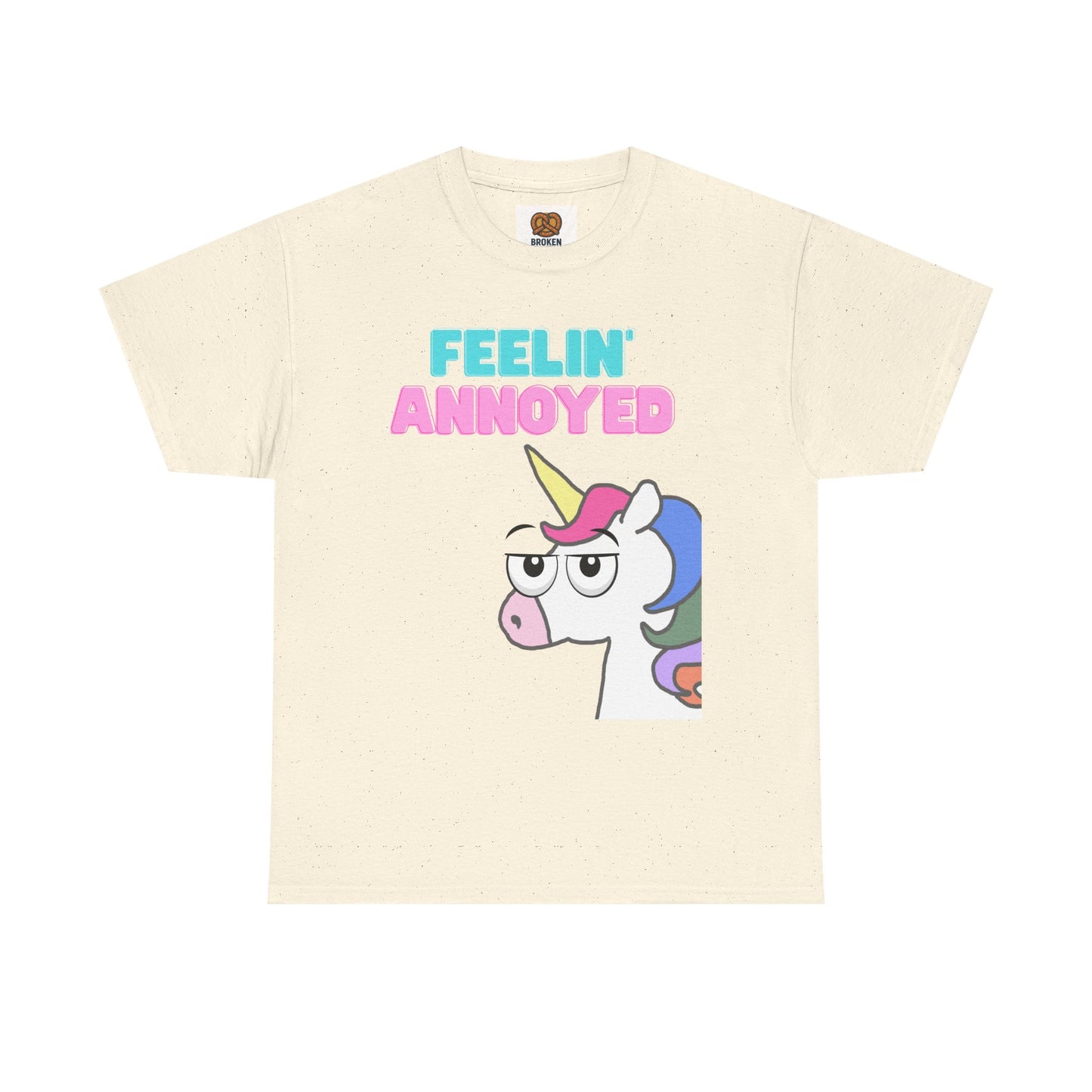 Feelin' Annoyed Unicorn T-Shirt — Funny Cute Graphic Tee for Sarcastic Gifts