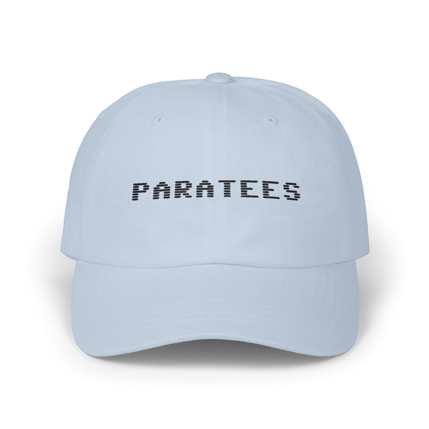 Paratees Dad Cap — Minimalist Embroidered Logo Baseball Hat