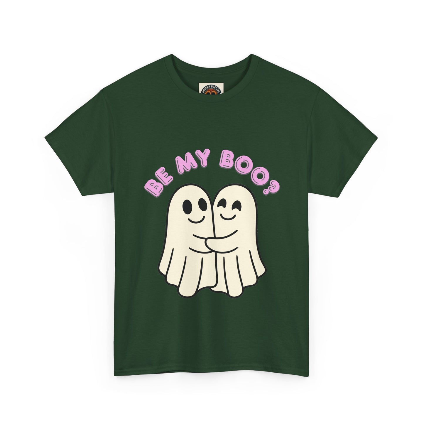 Be My Boo? Ghost Couple Tee — Cute Halloween Couples T‑Shirt