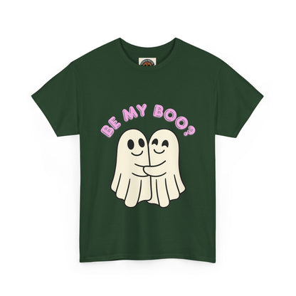 Be My Boo? Ghost Couple Tee — Cute Halloween Couples T‑Shirt