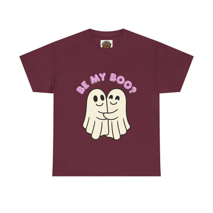 Be My Boo? Ghost Couple Tee — Cute Halloween Couples T‑Shirt