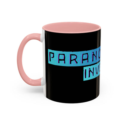 Paranormal Investigator Accent Coffee Mug – Blue Ribbon Design (11/15oz)