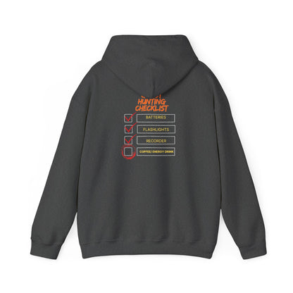 Hunting Checklist Hoodie — Funny Ghost Hunt Crewneck Sweatshirt