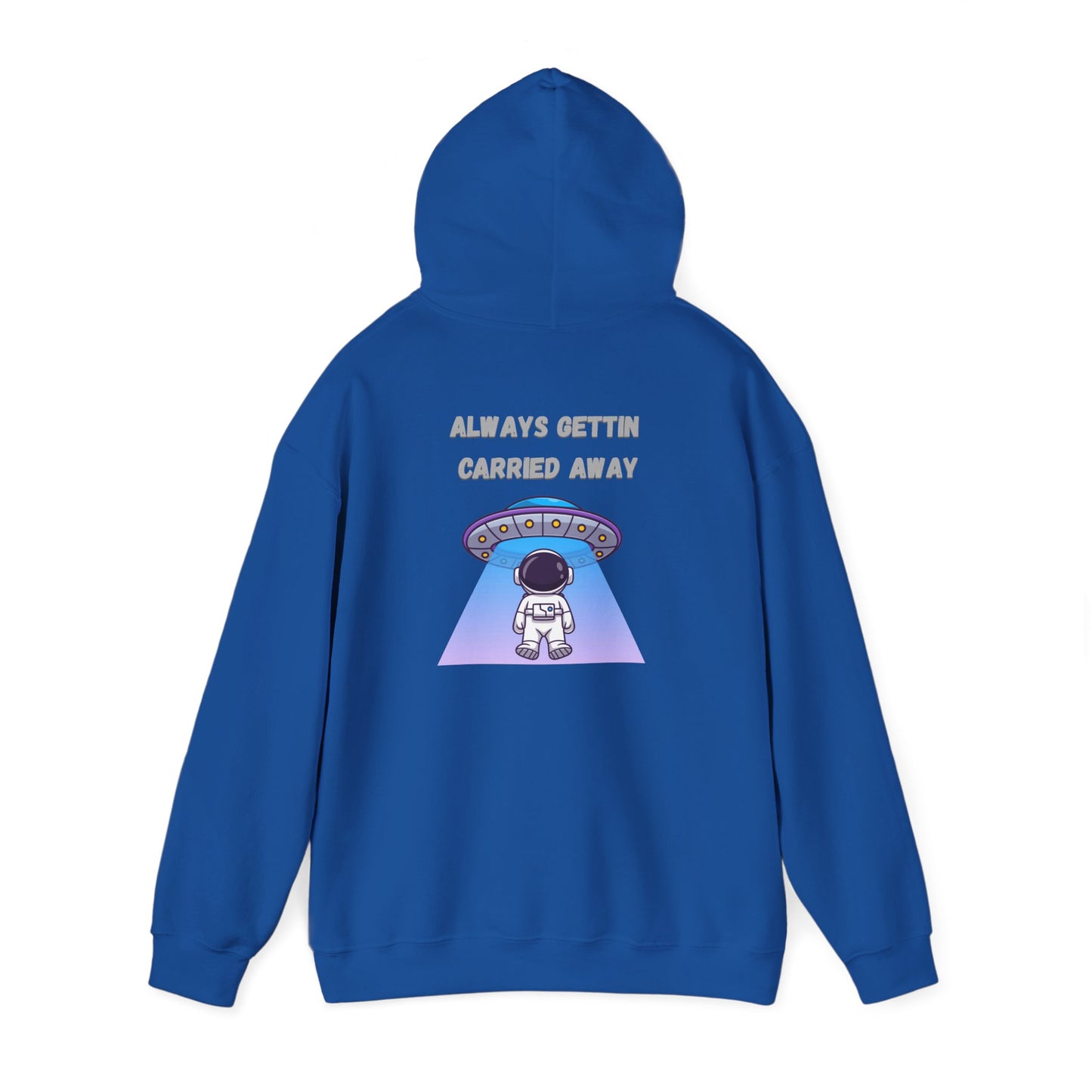 Astronaut UFO Hoodie — "Carried Away" Space Abduction Sweatshirt