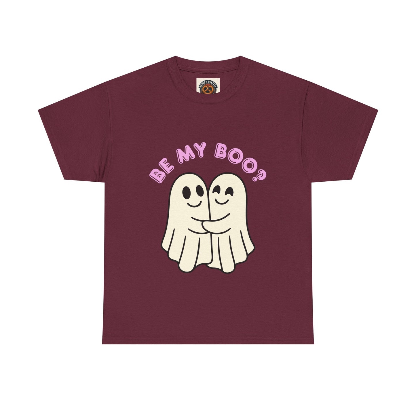 Be My Boo? Ghost Couple Tee — Cute Halloween Couples T‑Shirt