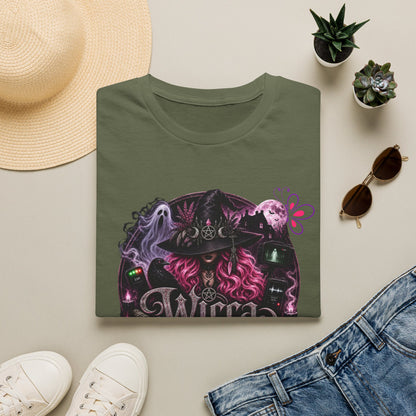 Wicca Queen T-Shirt — Witchy Pink Moon Graphic
