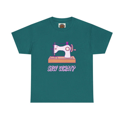 Sew What? Vintage Sewing Machine Tee — Funny Sewing Gift