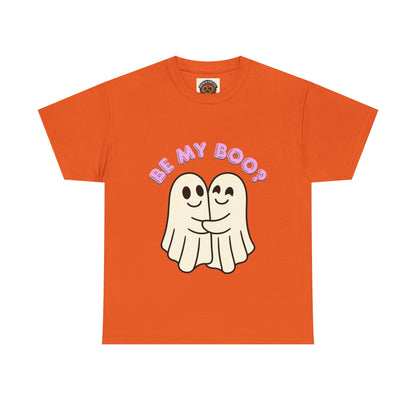 Be My Boo? Ghost Couple Tee — Cute Halloween Couples T‑Shirt