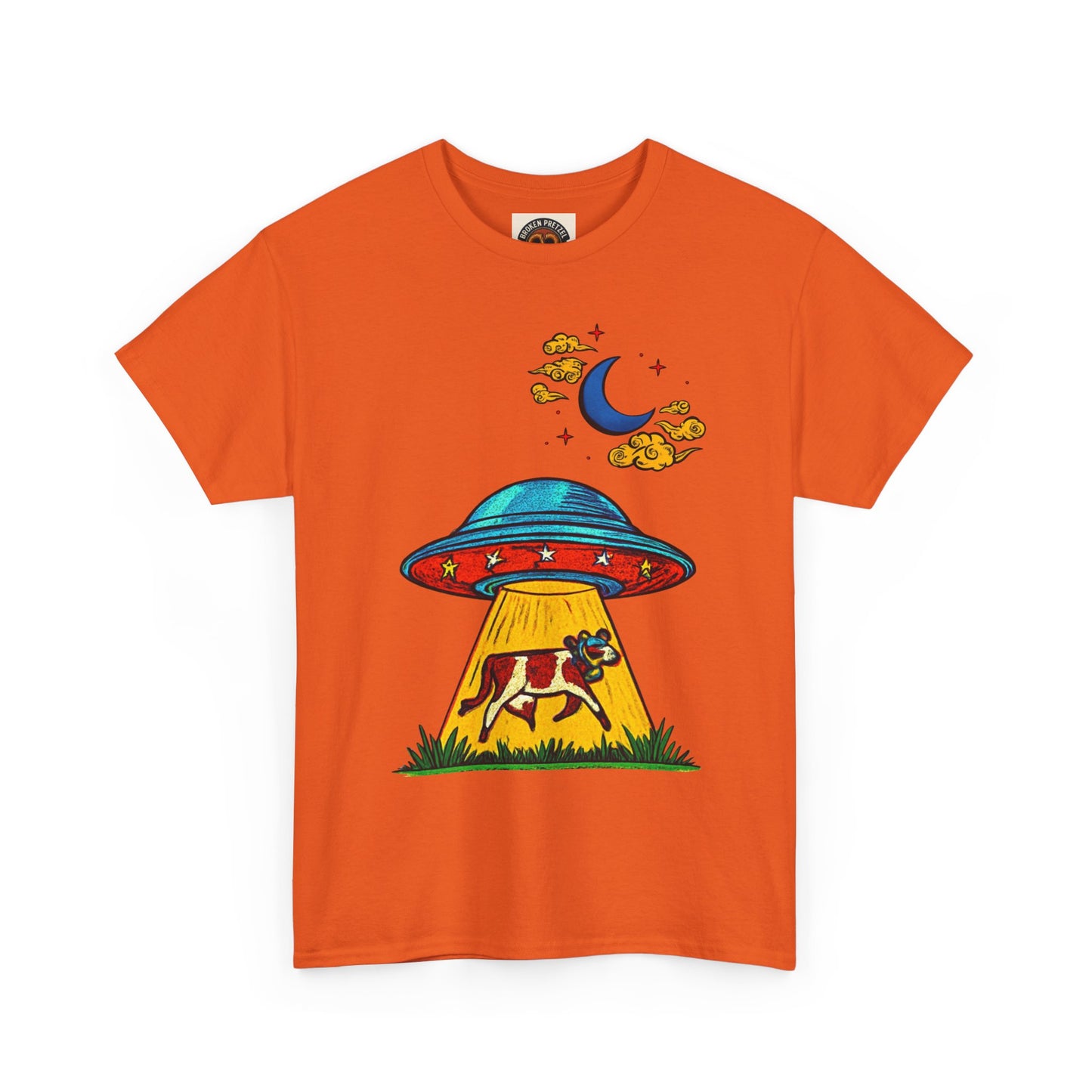 Alien UFO Cow Abduction T-Shirt