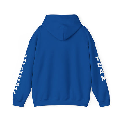 Paranormal Team Hoodie – Black Sleeve Print Hooded Sweatshirt